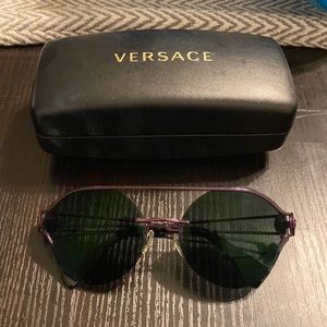 VERSACE/ purple sunglasses ORIGINAL